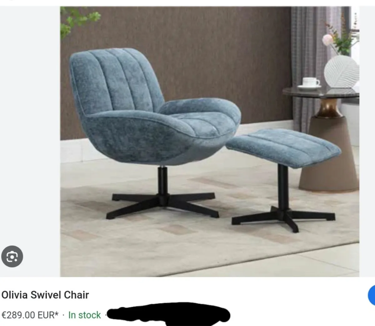 🤩The Olivia Swivel Chair in Grey or blue🤩 - Image 1