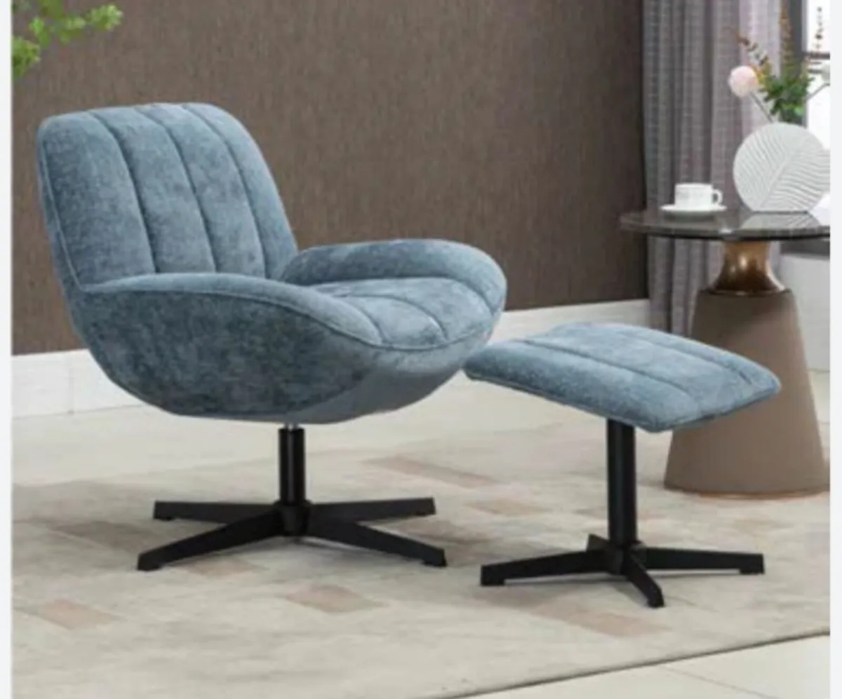 🤩The Olivia Swivel Chair in Grey or blue🤩 - Image 3
