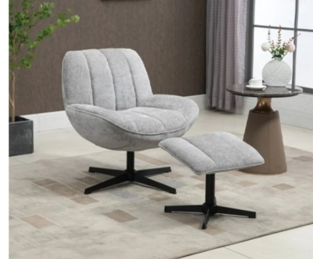 🤩The Olivia Swivel Chair in Grey or blue🤩 - Image 4