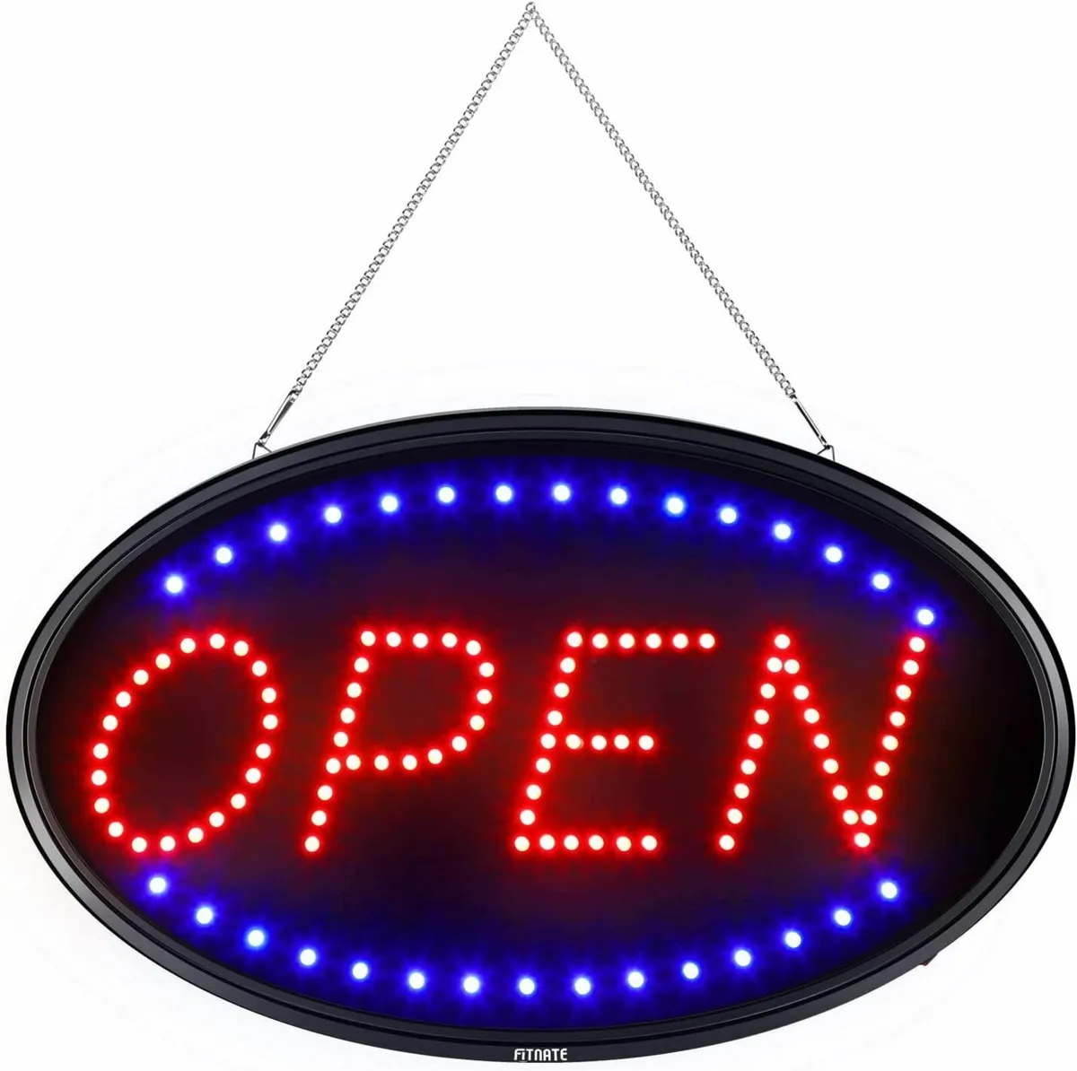 Open Sign, 2 Modes Flashing and Steady Light, Open - Image 1