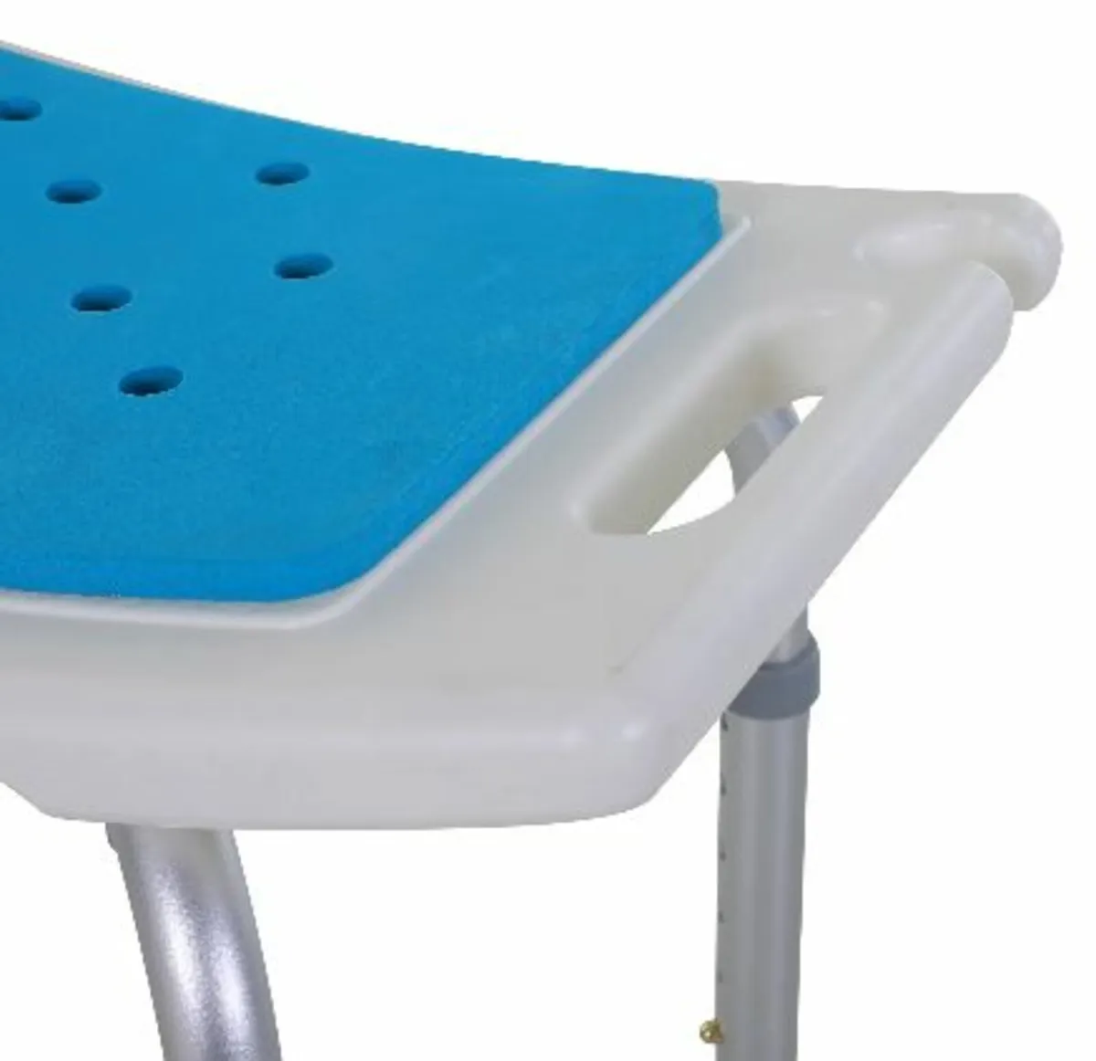 Non-Slip Bathroom Stool With Adjustable Height Leg - Image 2