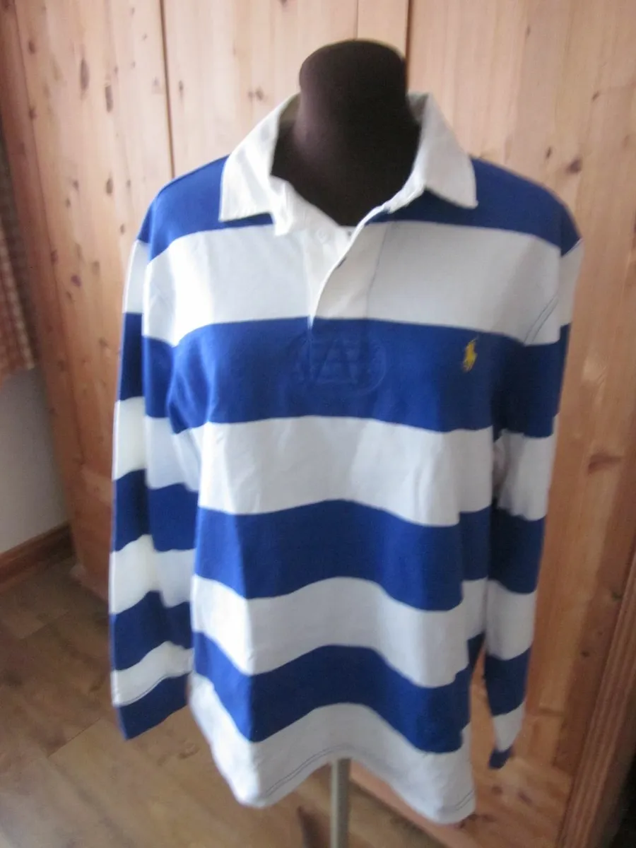 Vintage Polo Ralph Lauren Rugby Long Sleeve - Image 3