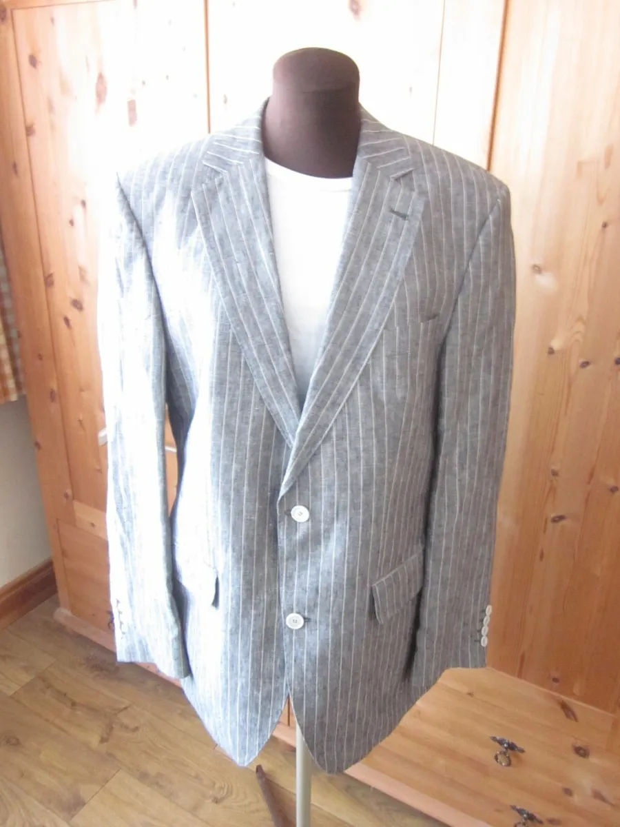 Louis Copeland Mens Linen Jacket 38R - Image 2