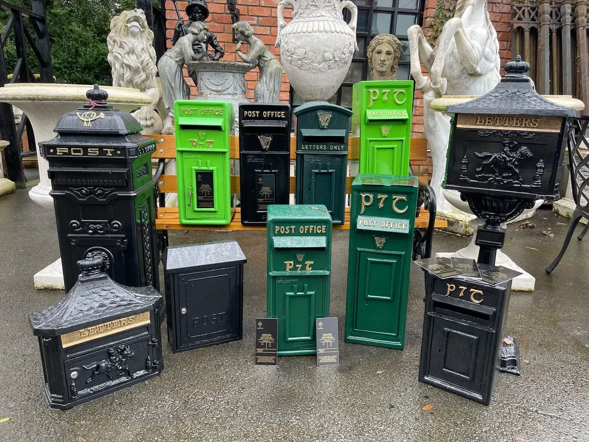 Irish post box building into wall - Image 1