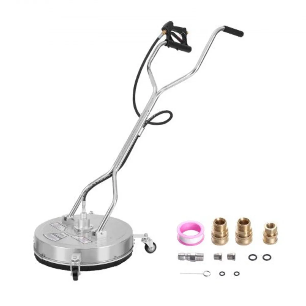 20" Pressure Washer Surface Cleaner w/ Handles & W