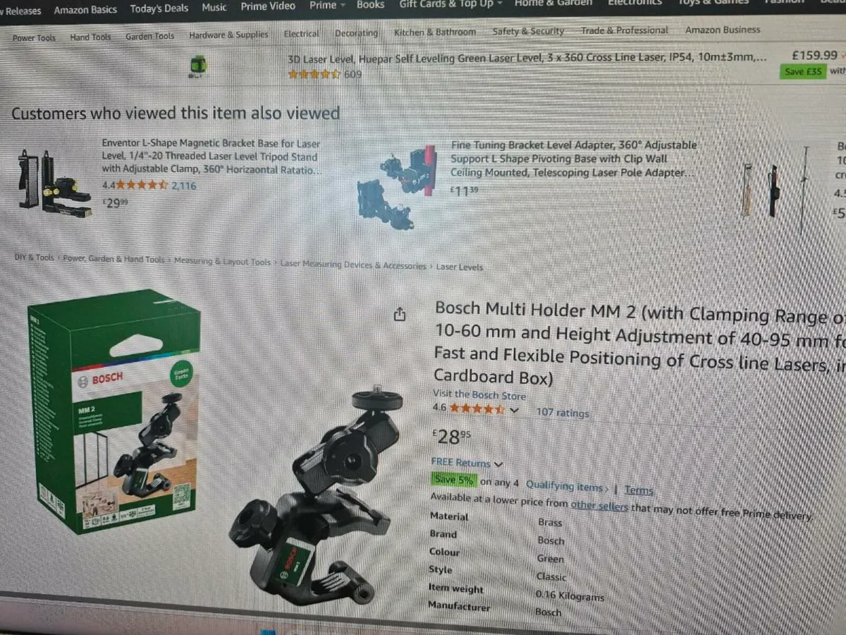 Bosch mm2 multi holder for positioning of cross - Image 1
