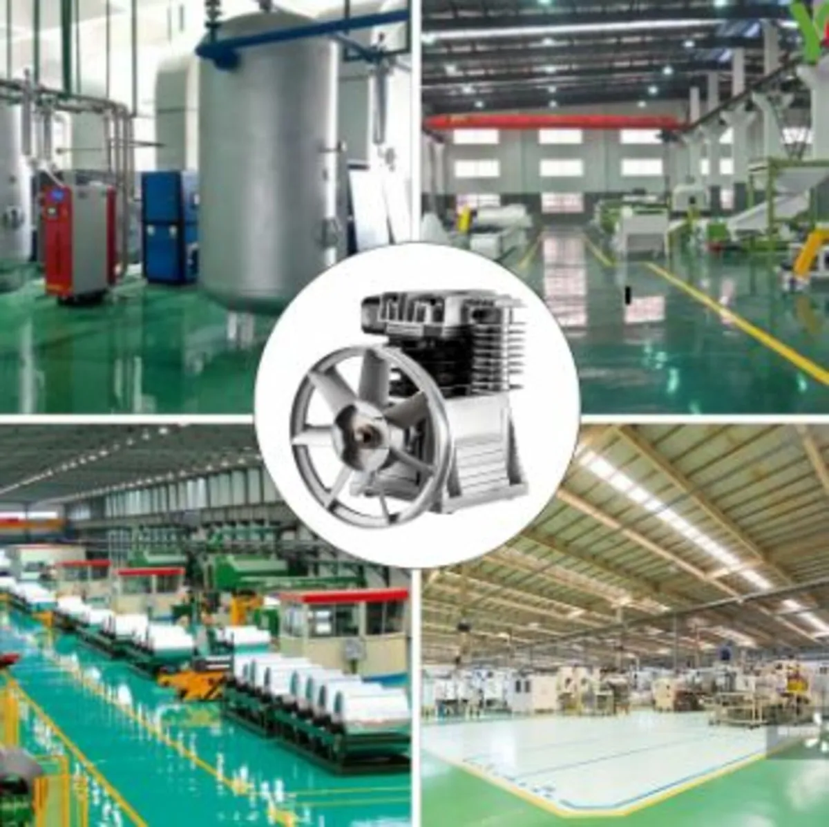 New Industrial Twin Cylinder Air Compressor Pump - Image 4