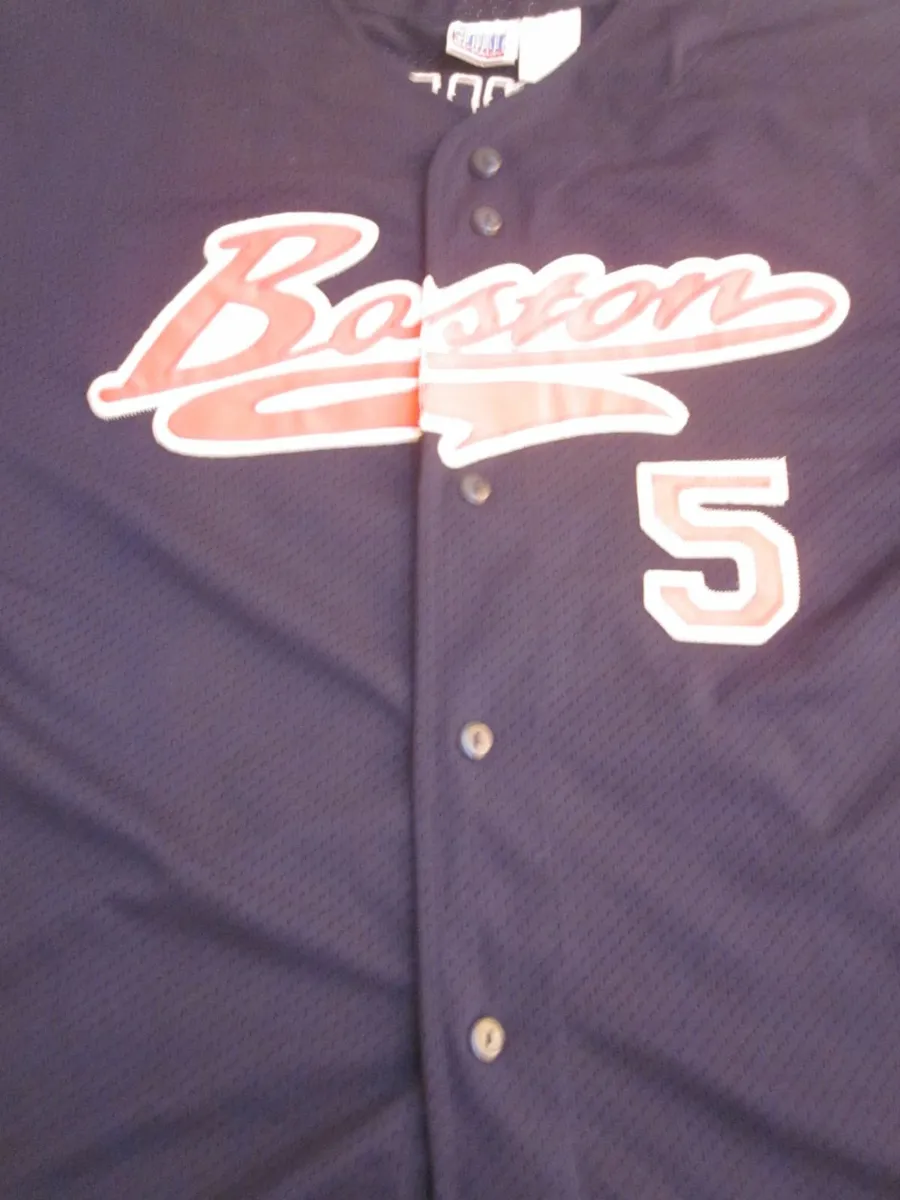 Vintage Garciaparra No.5 Boston Red Sox Jersey - Image 4
