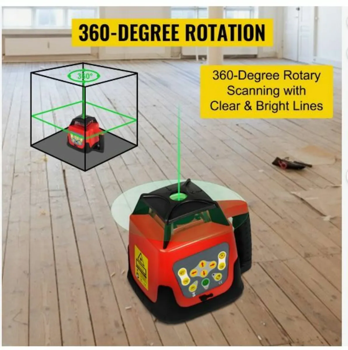 Green Rotary Laser Level Kit - Image 2