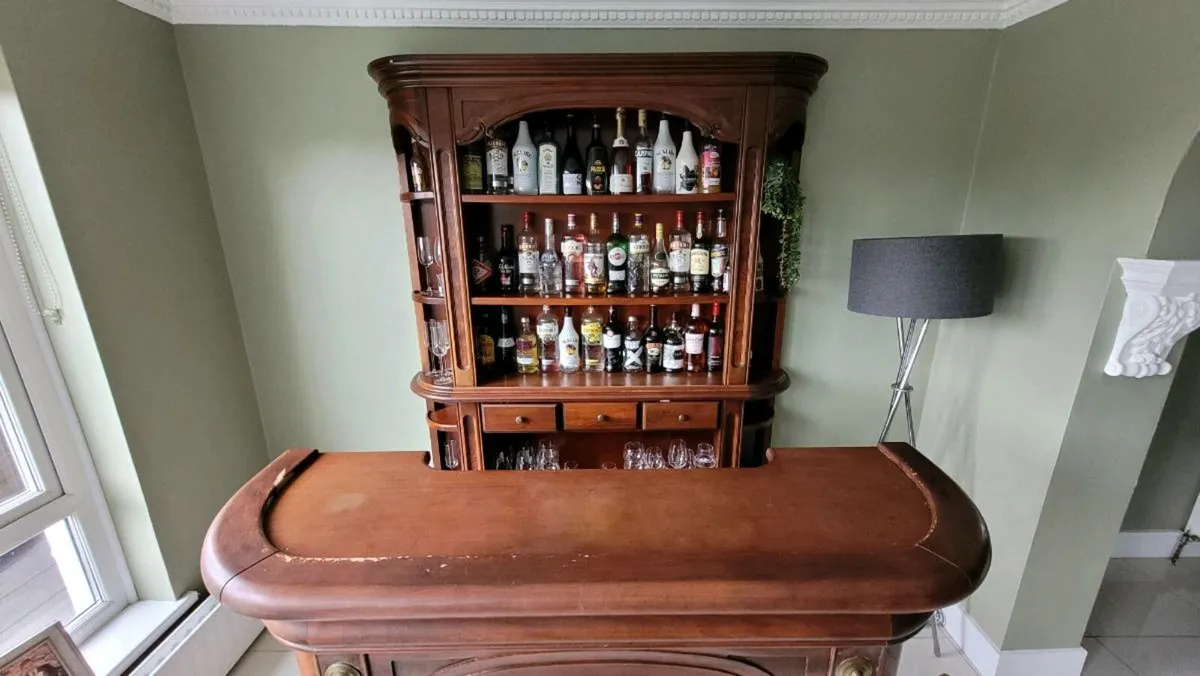 Italian style walnut Bar - Image 2