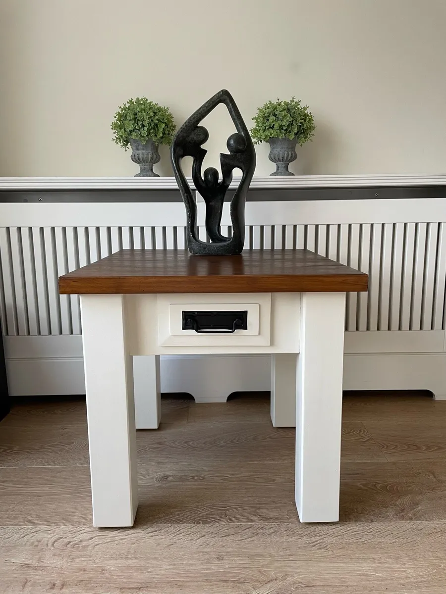 Solid wood side table - Image 1