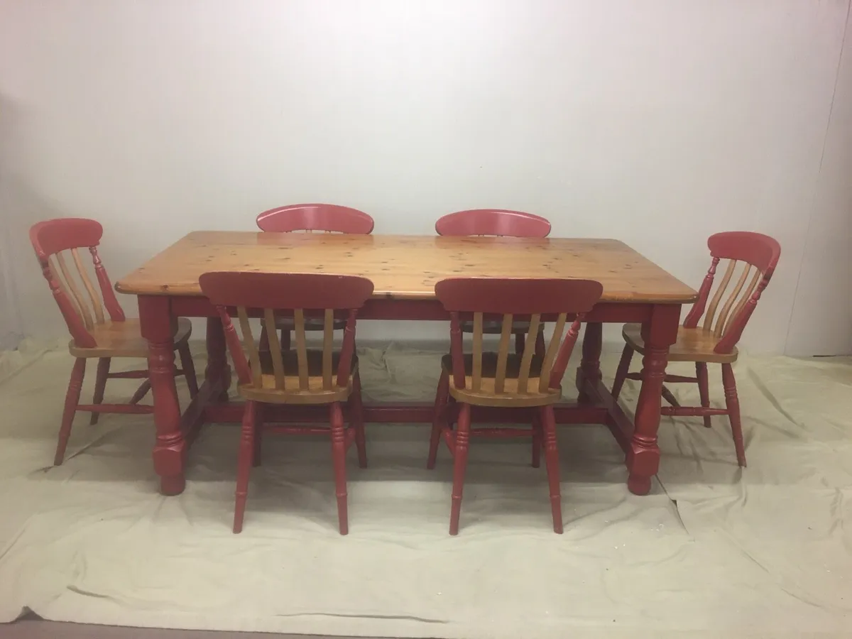 Kitchen Table & 6 Chairs - Image 1