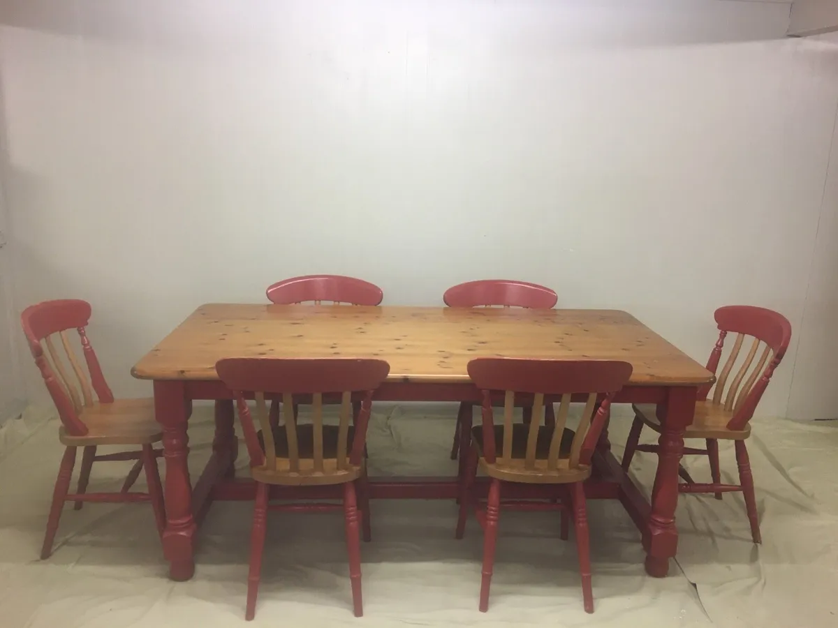 Kitchen Table & 6 Chairs - Image 3
