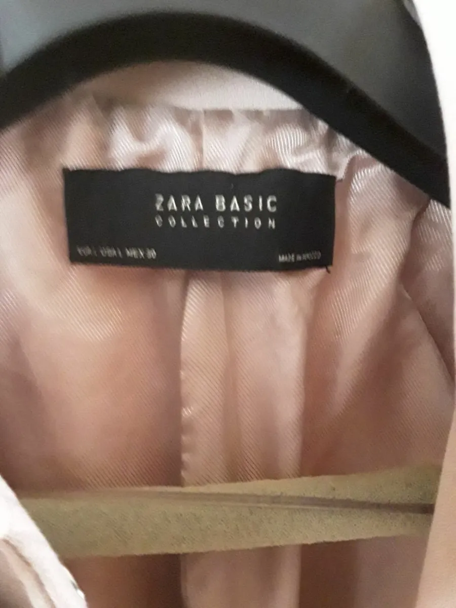 As new beige color coat by Zara size 10 - Image 3