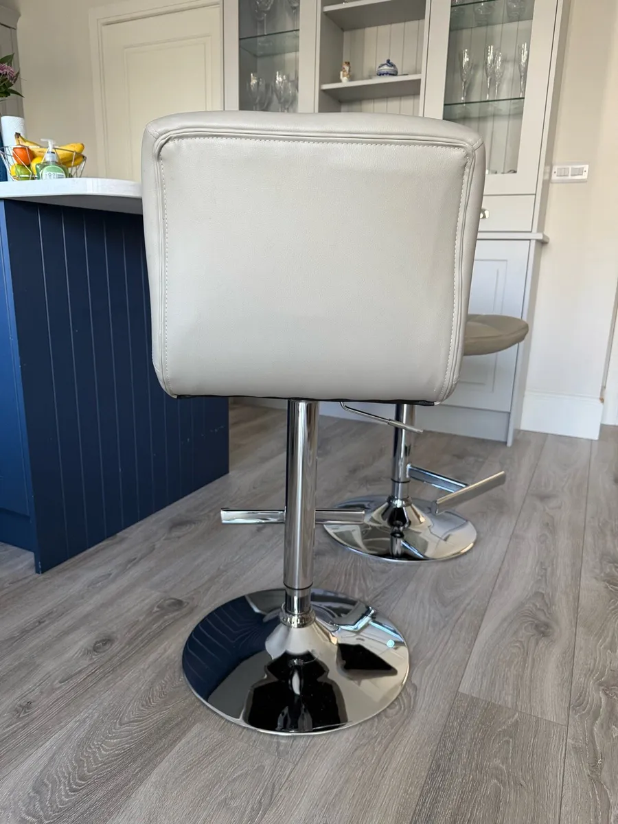 Leather Counter/Kitchen Stools - Image 4