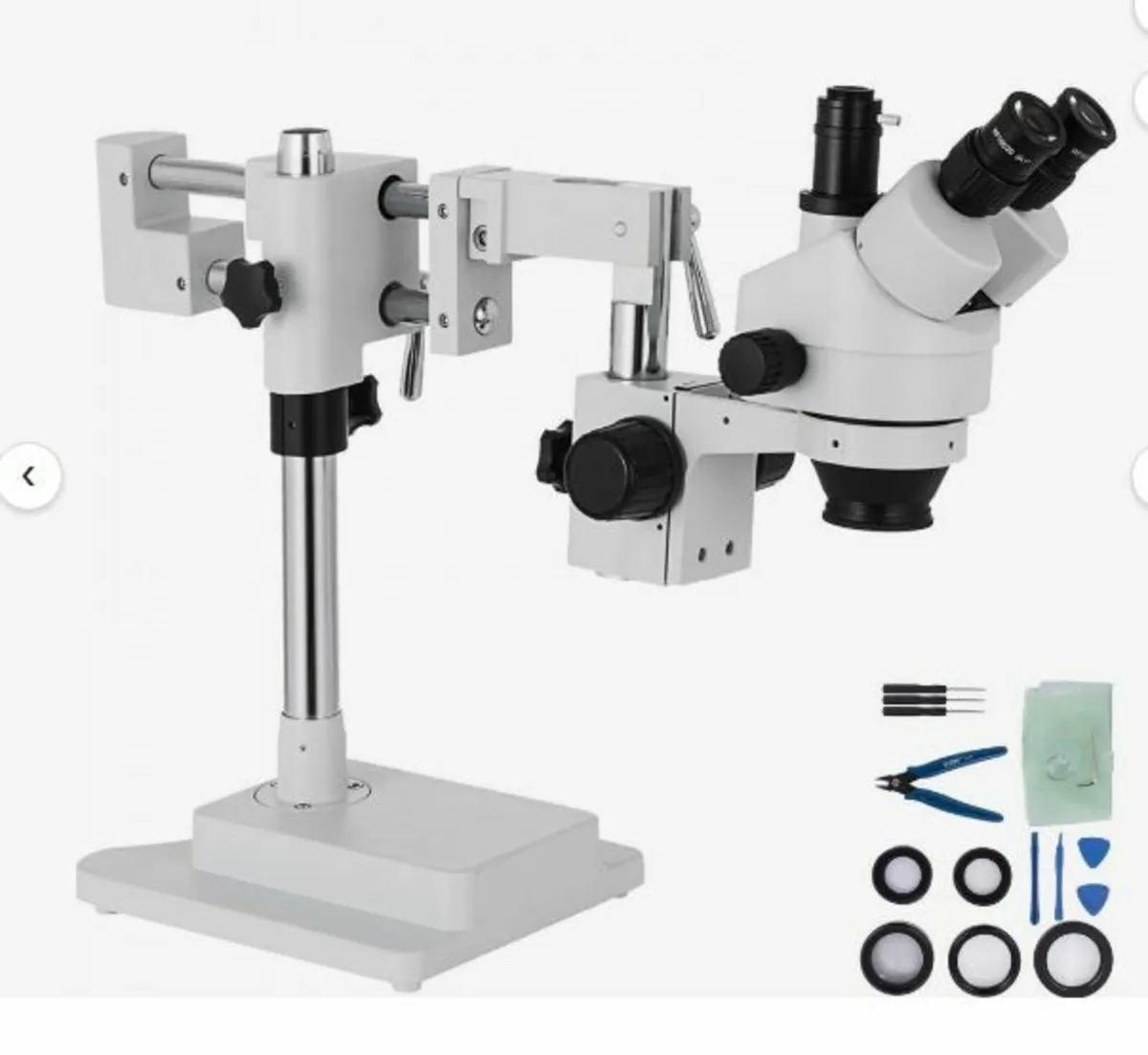 Microscope 360°Swiveling Trinocular Stereo - Image 1