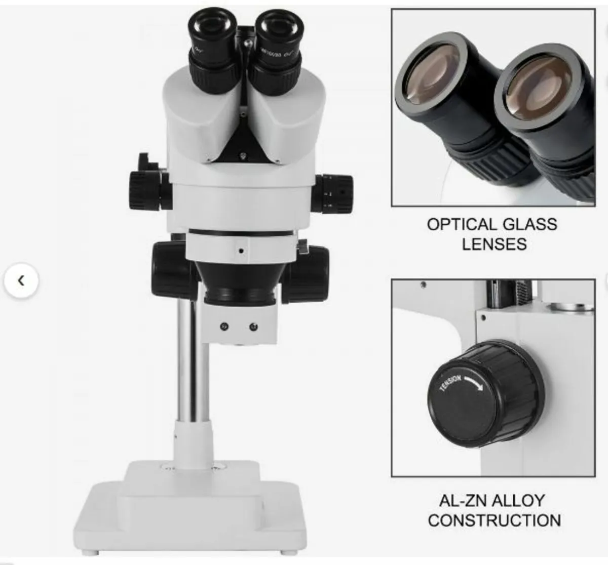 Microscope 360°Swiveling Trinocular Stereo - Image 2