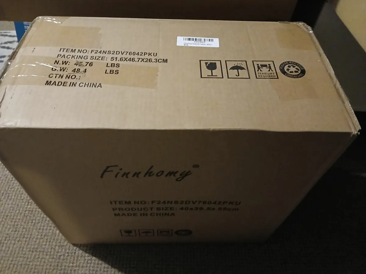 Finnhomy bedside table (set of 2) - Image 1