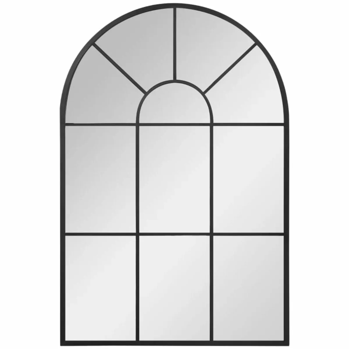 Arched Wall Mirror, 91 x 60 cm Window Mirrors for - Image 1