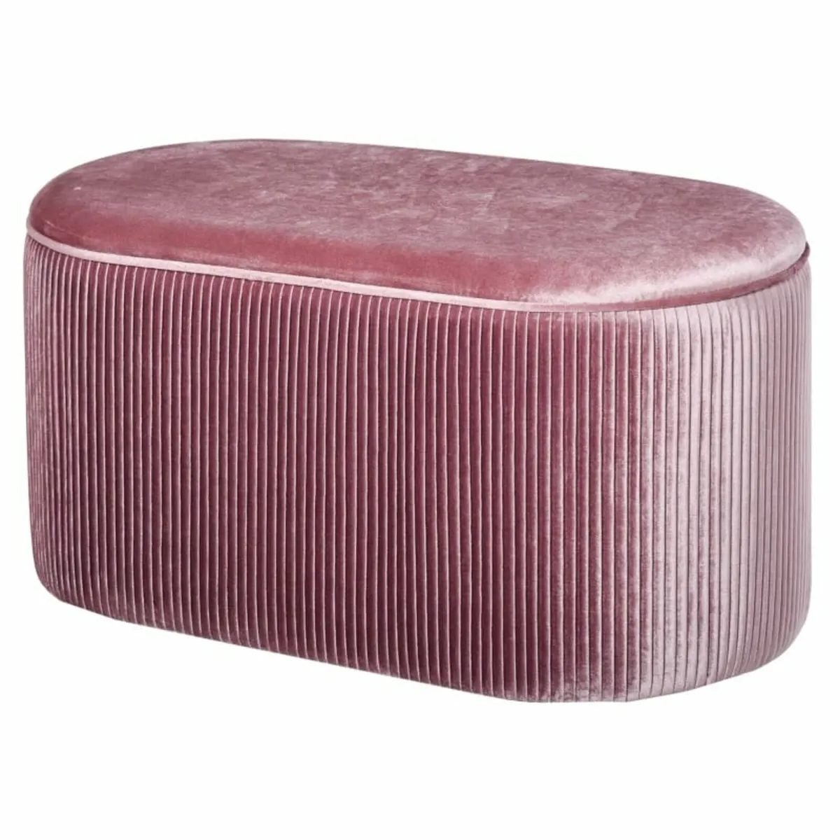 Rectangle Storage Ottoman Mid-century Modern Bench - Image 1
