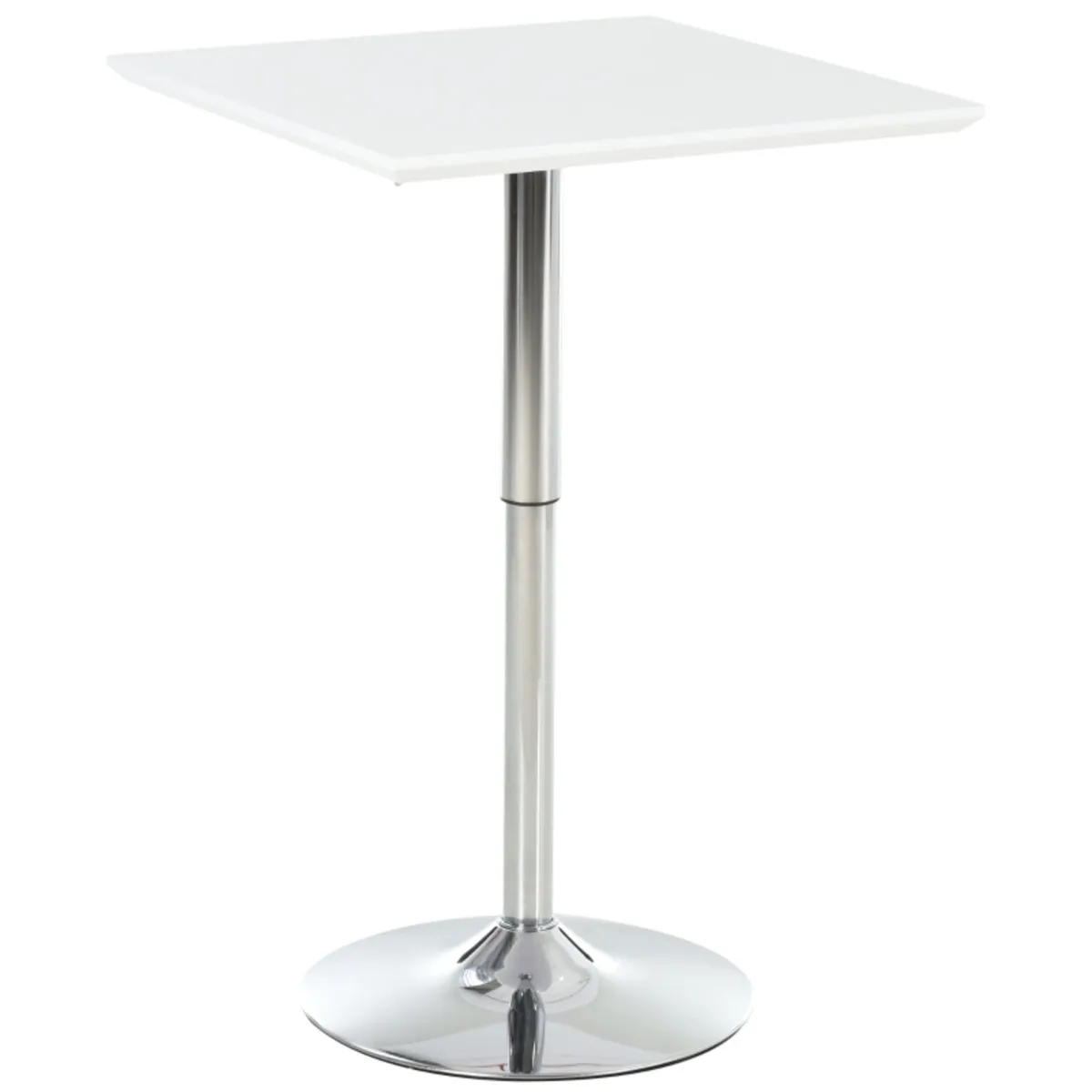 Square Height Adjustable Bar Table Counter Pub Des - Image 1