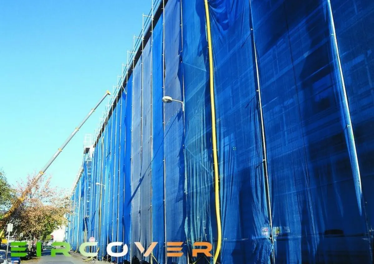 Windbreak Netting  3m x 50m  50 gsm Blue - Image 1
