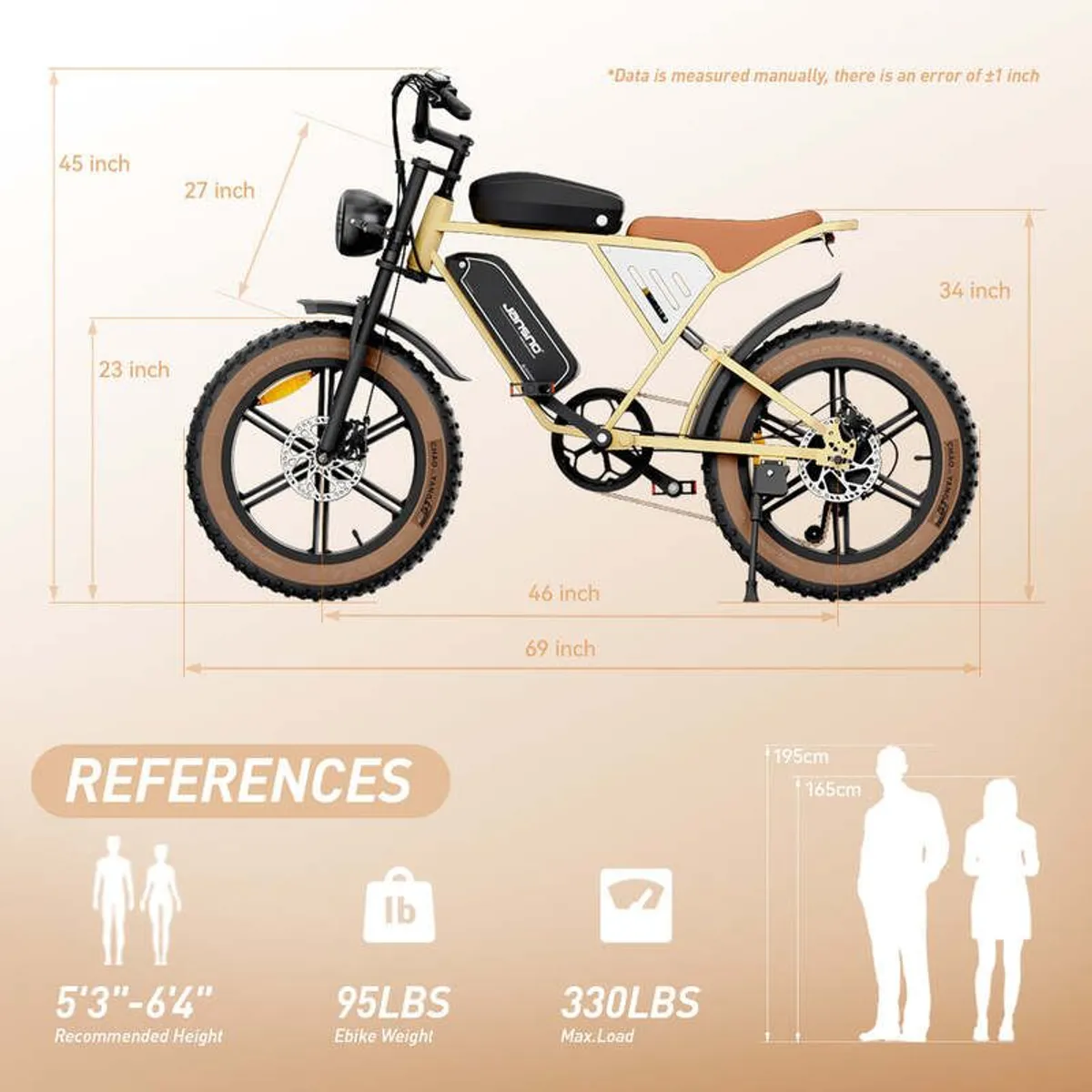 JANSNO X70 Off Road Electric Bike - Image 2