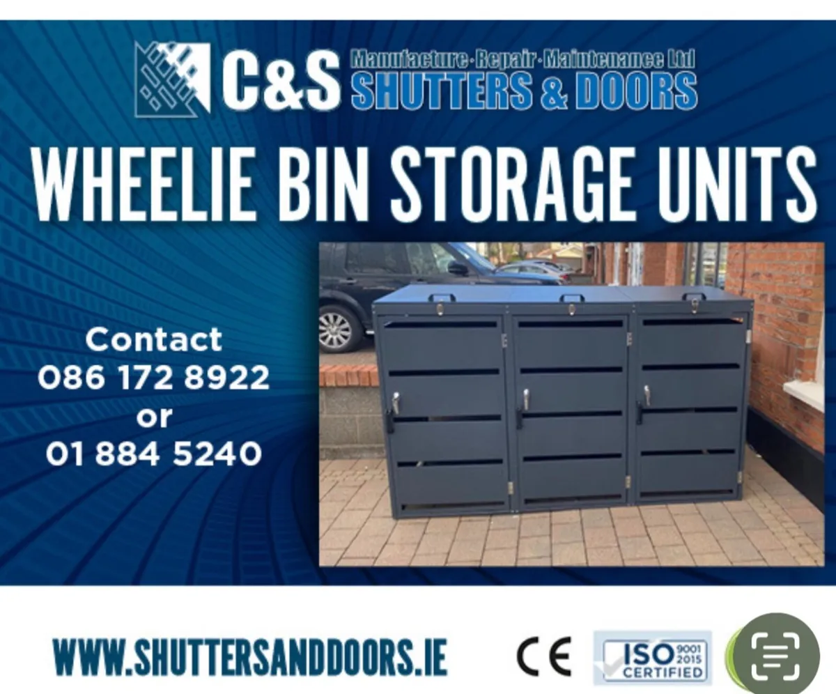 Beautiful Wheelie bin sheds