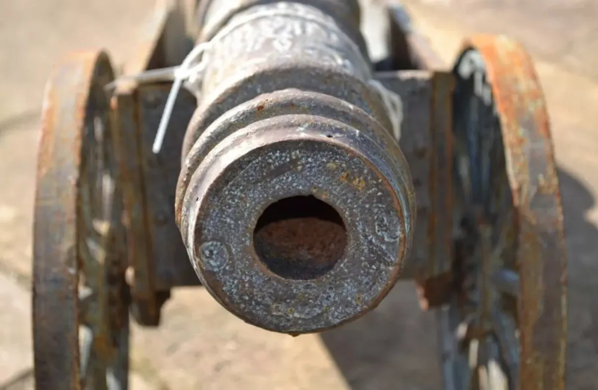 Cast Iron Decorative Cannon (pair) - Image 3
