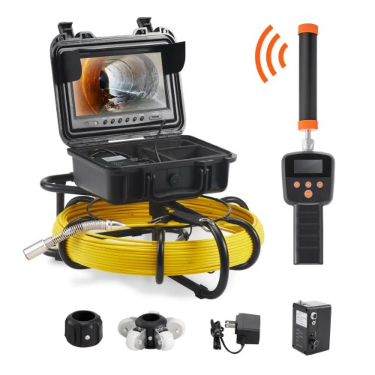 Sewer Camera Pipe Inspection Camera w/ 512hz Sonde