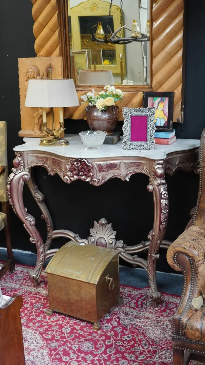 📌Elegant Marble-Top Console Table - Image 2