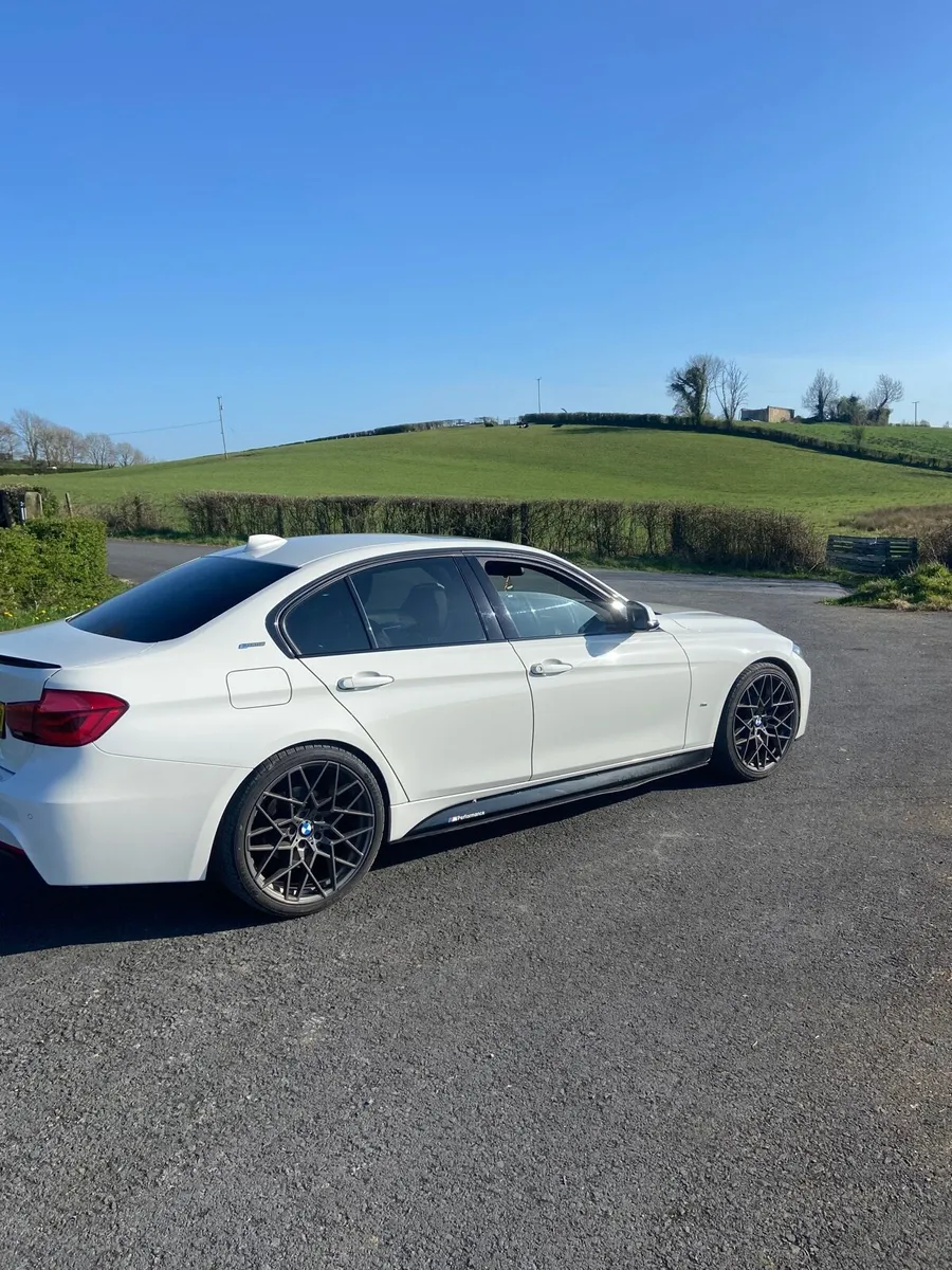 Alpine White BMW 330E MSport - Image 2