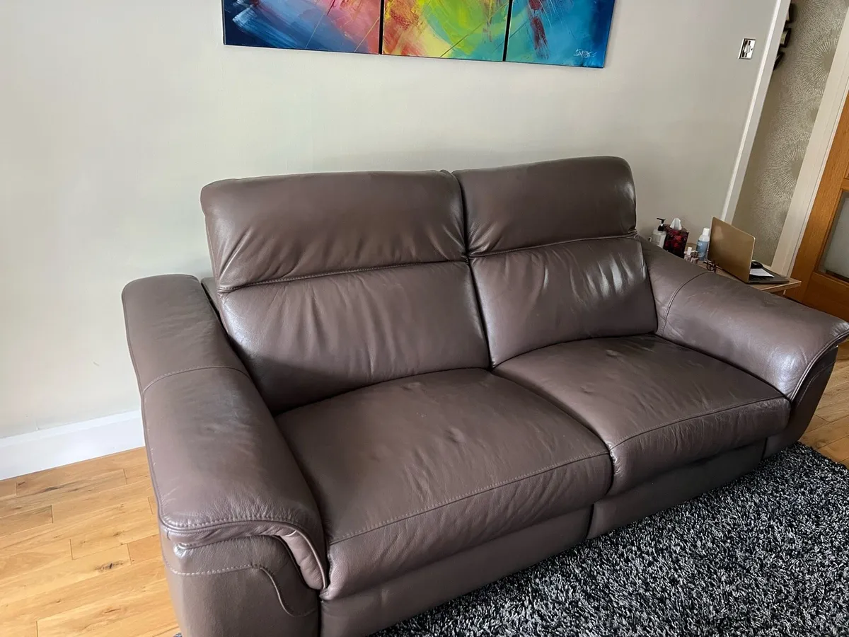 Leather Recliner 3+2+1 - Image 1