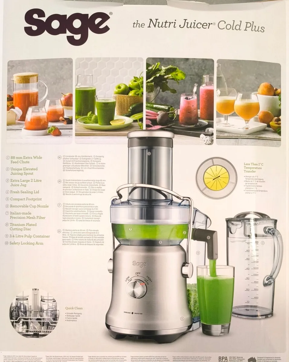 Sage Nutri Juicer Cold Plus - Image 3