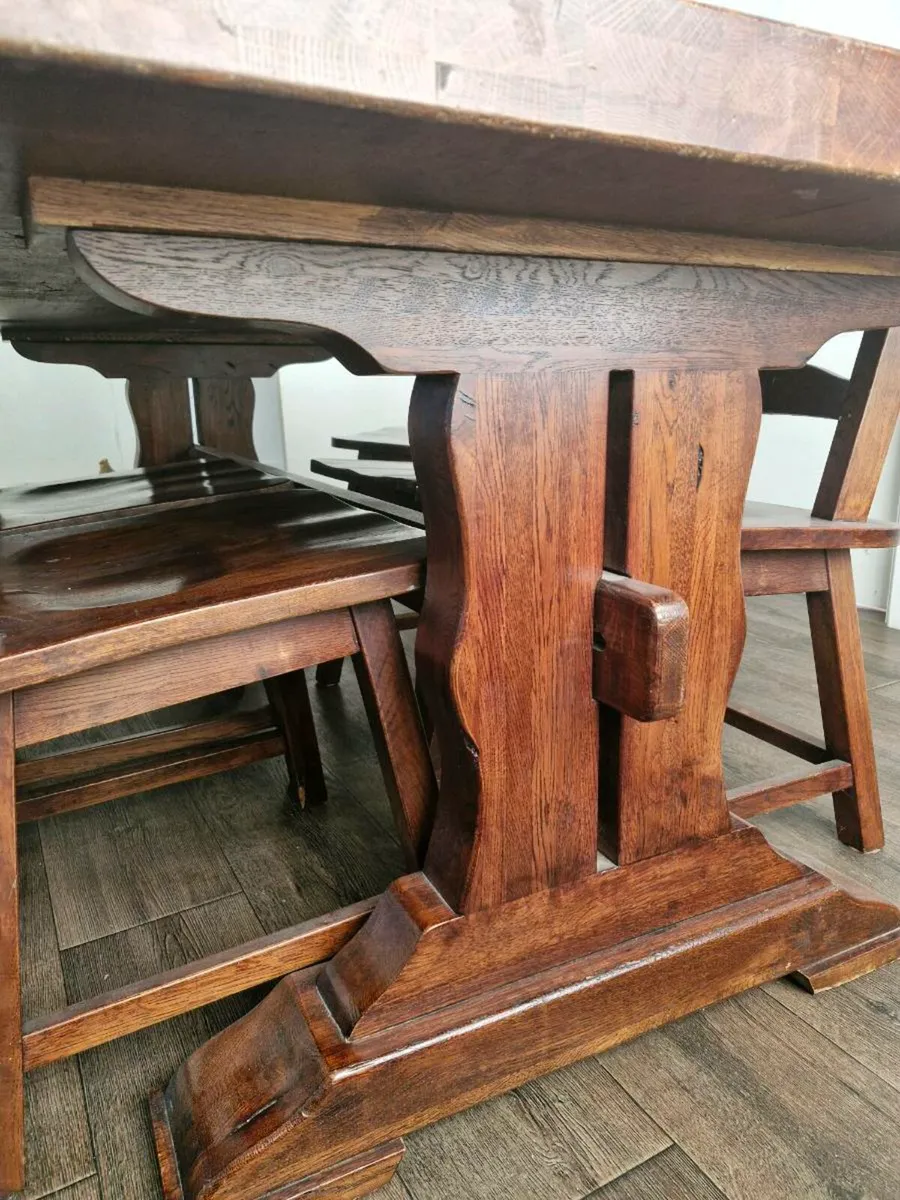 Farmhouse Table & Chairs - Image 1