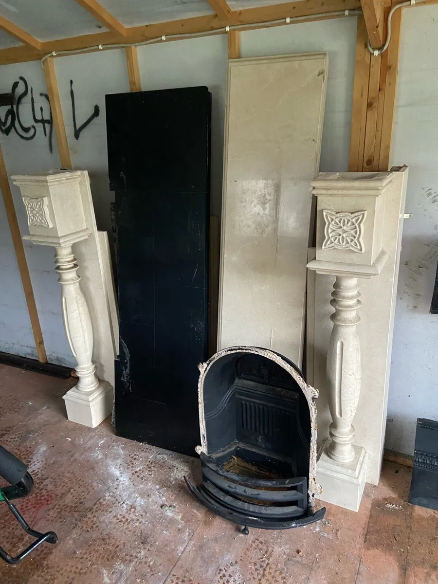 Marble fire place free - Image 1