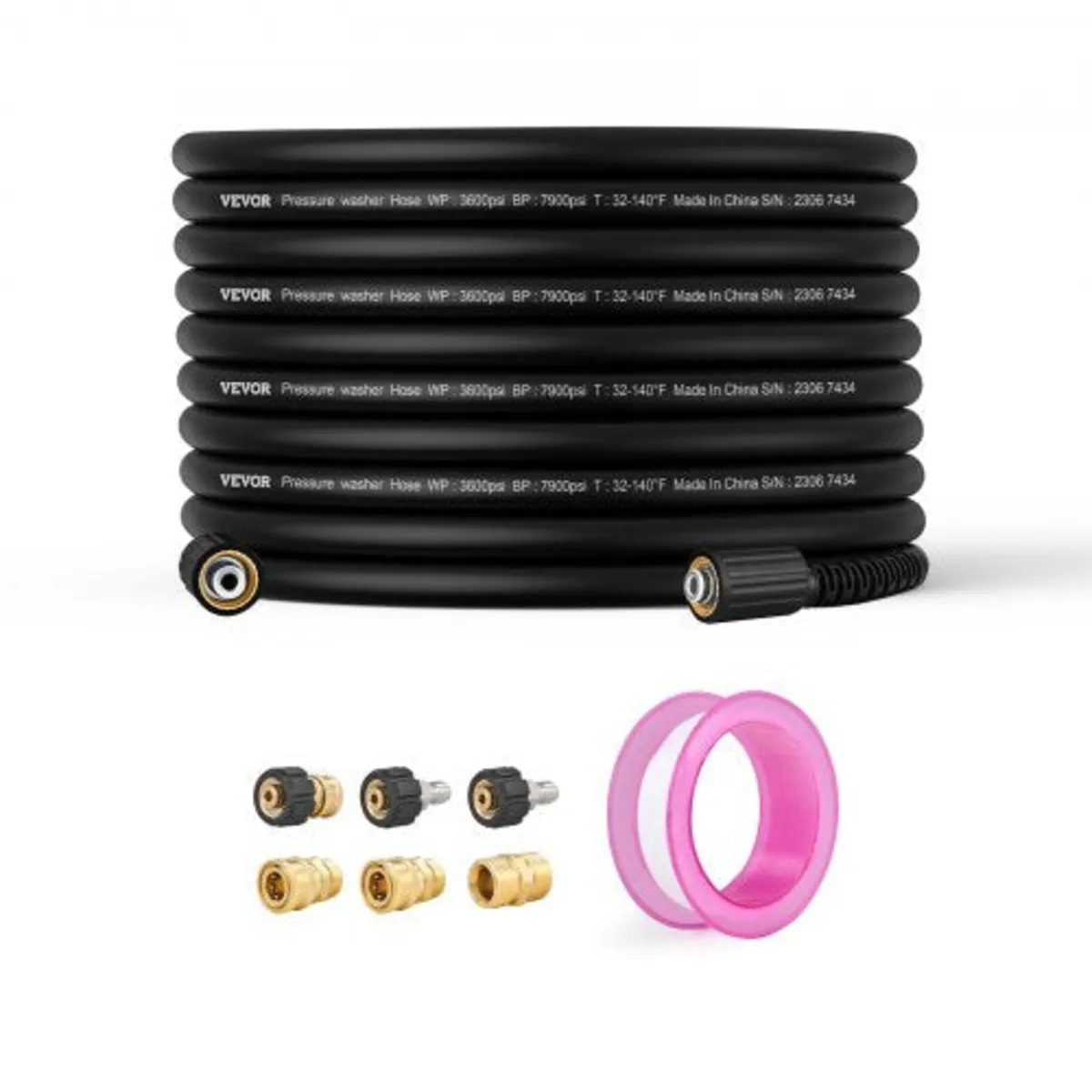 100FT 4200 PSI High Pressure Power Washer Hose 1/4