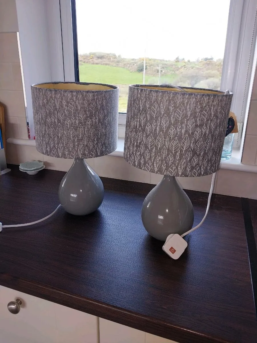 Bedside lamps and tree light - Image 1