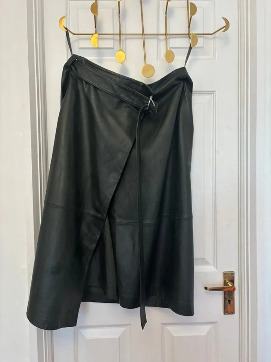 Autograph Leather Skirt - Image 3