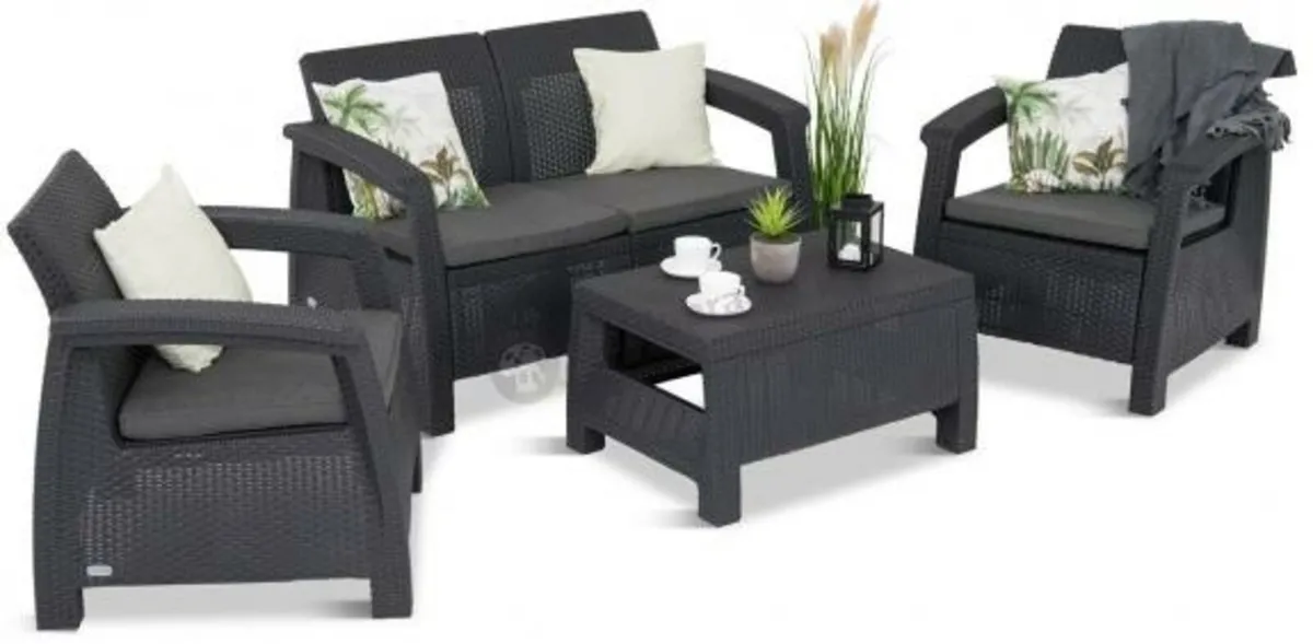 Modern Outdoor Composite Furniture Set – Seats 4
I - Image 1
