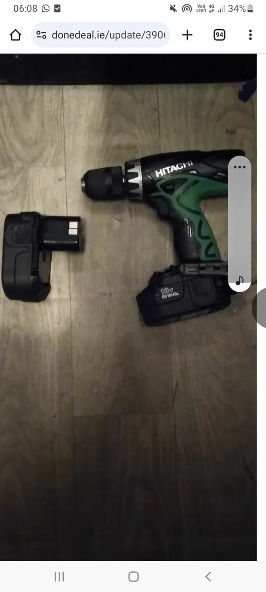 18v bettery drill read add price too sell - Image 2