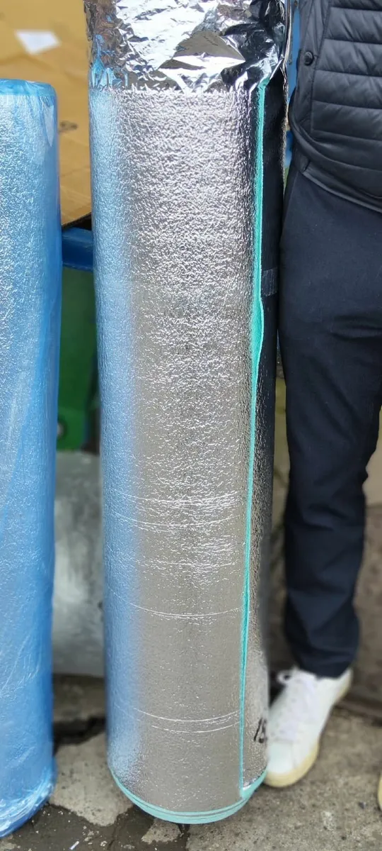 Foam Roll with Silver Foil Lining - Image 2