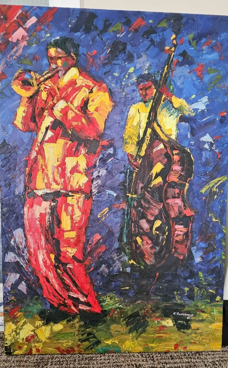 Oil Painting N.Amstrong