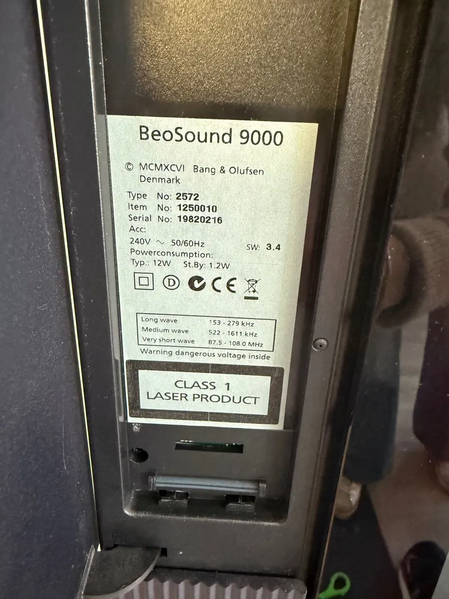 Bang and Olufsen Beosound 9000 plus speakers - Image 2