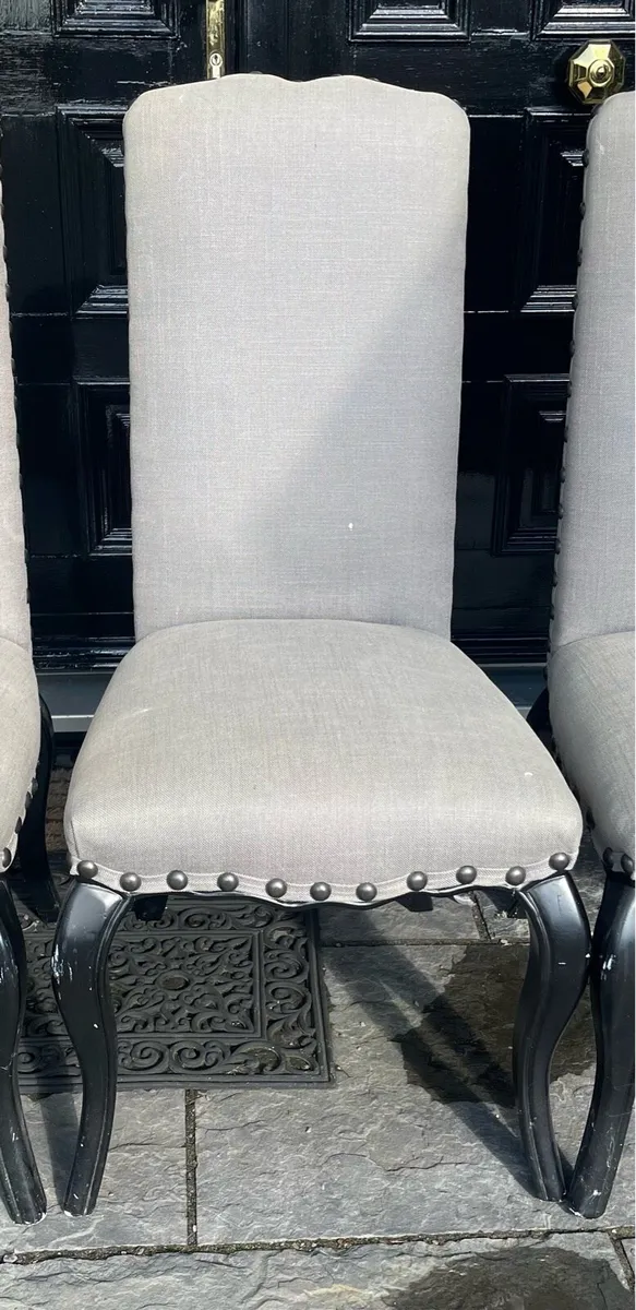 1 x Well Padded Grey Kitchen Dining Chair -Deliver