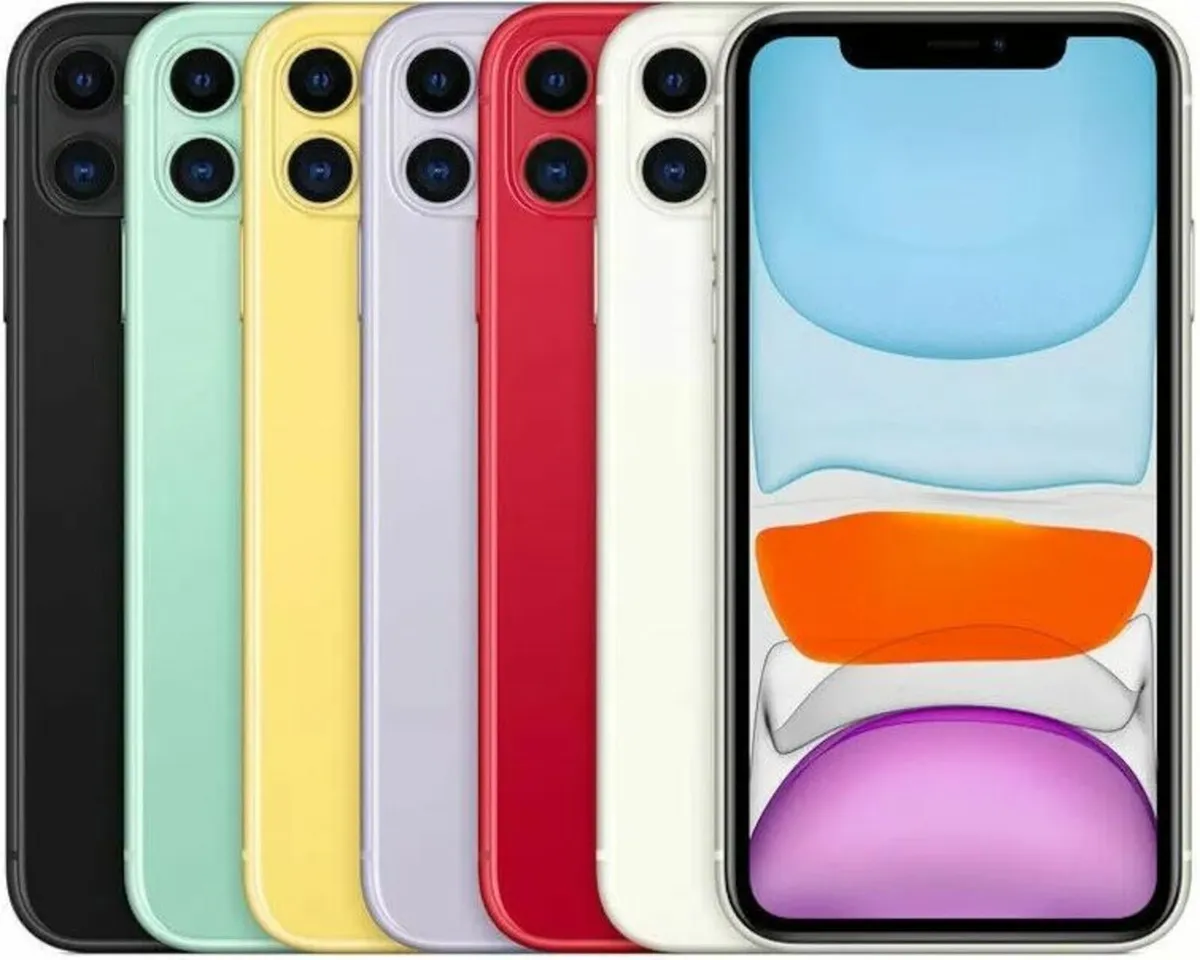 IPHONE 11 64GB 1 YEAR WARRANTY , UNLOCKED - Image 1