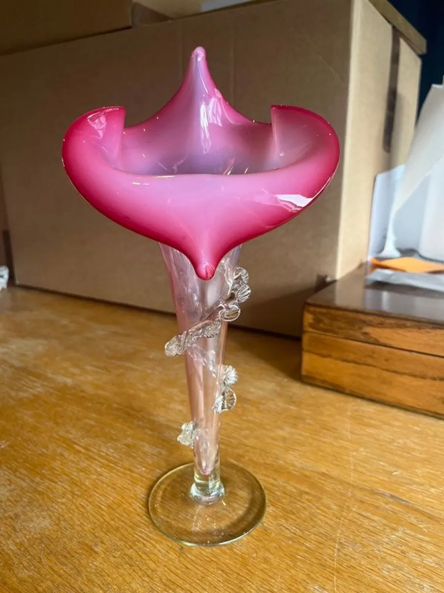 Collection of Handblown Art Glass Vases & Jugs Vintage & Unique Pieces - Image 1