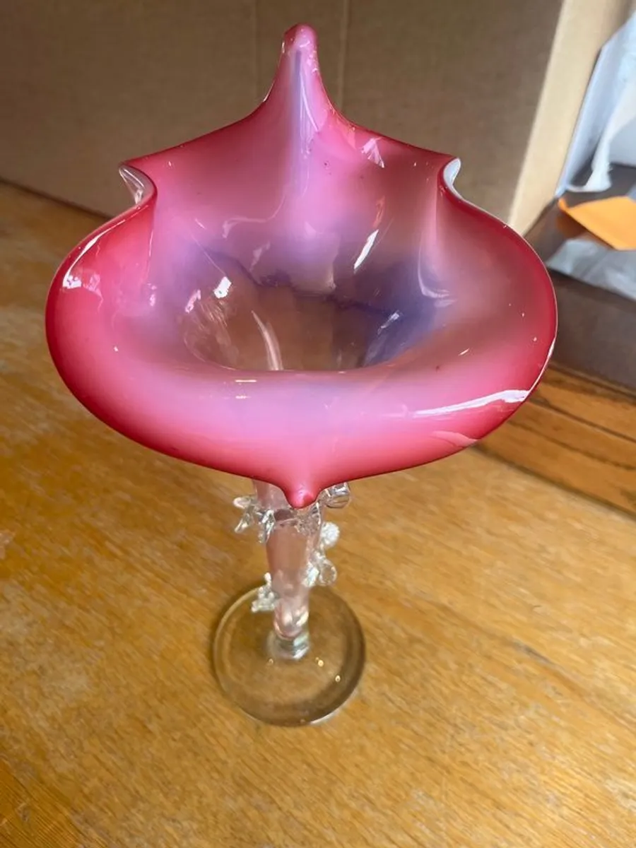 Collection of Handblown Art Glass Vases & Jugs Vintage & Unique Pieces - Image 4