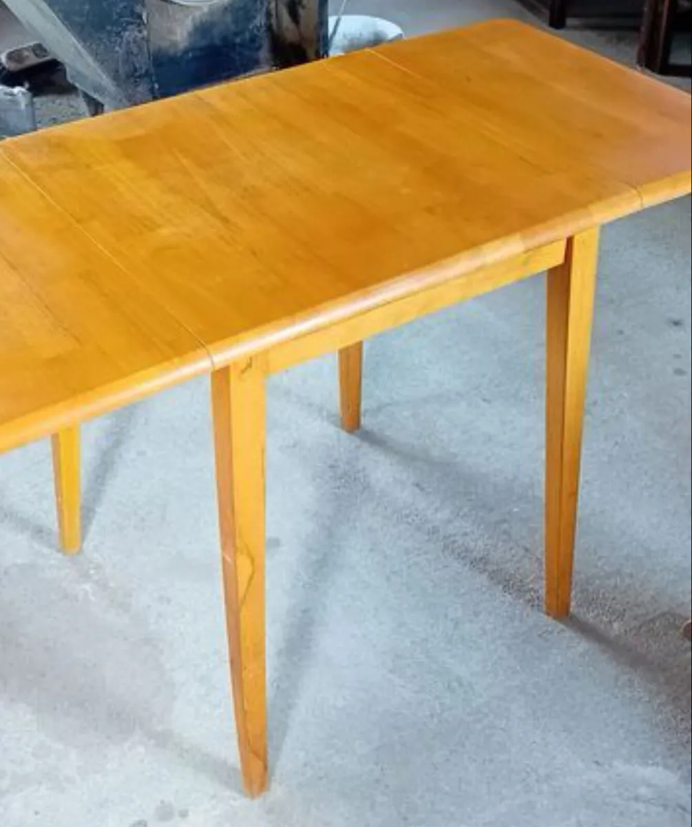 Extendable Kitchen Dining Table & 4 Chair Set - Image 1