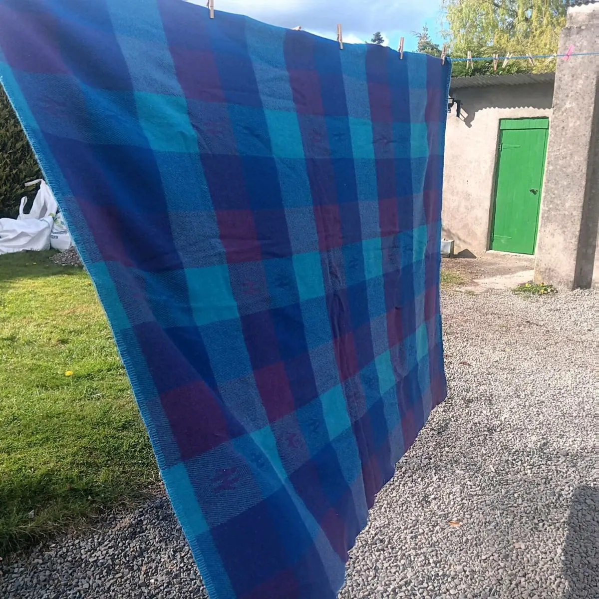 Vintage wool blanket - Image 1